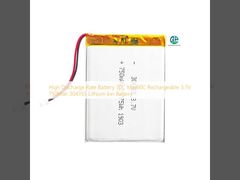 높은 방출 속도 배터리 30C Max60C 재충전 3.7V 750Mah 304355 리?? 이온 배터리