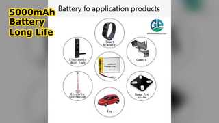 5000mAh 3.7V 리튬 폴리머 배터리 긴 수명