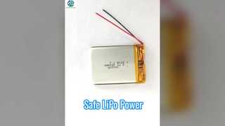 3.7V 250mAh LiPo 배터리 UL CB KC 승인
